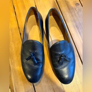 Size 11.5 Nettleton Classic Black Tassel Loafers for Men